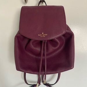 Kate Spade Small Leather Backpack